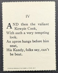 Vintage Powell’s Kewpie Kandies Candy Cherub Cook Poster Stamp
