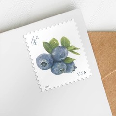 Blueberries 2022 4-Cent () Definitive Denominated Mail-Use Sheet of 20