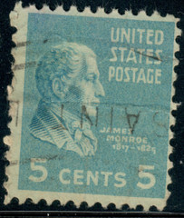 USA – 1938 – Presidential Issue – James Monroe – 5¢ – #3175