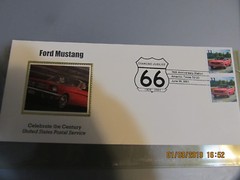 Ford Mustang USPS Diamond Jubilee 66 1926-2001 75th Anniversary Station Texas
