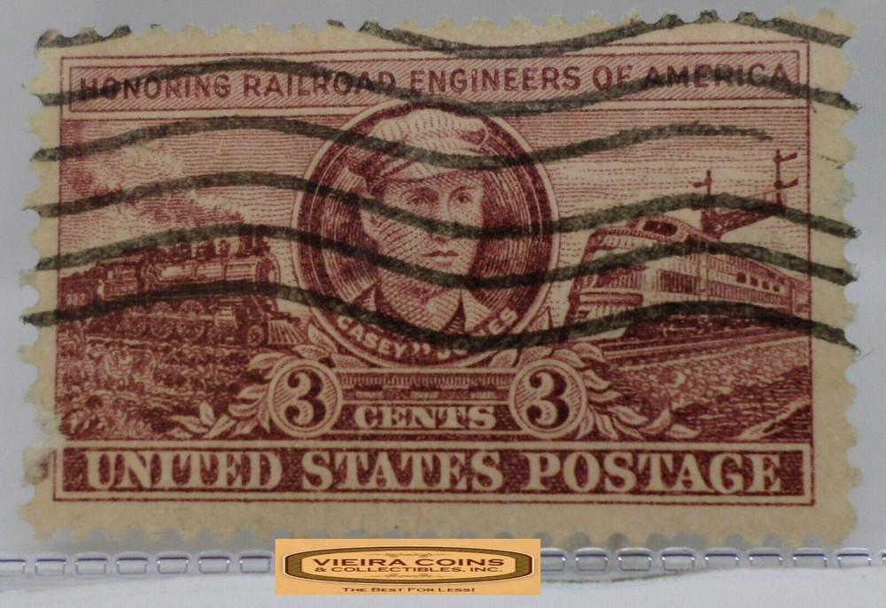 USA Postage Honoring Railroad Engineers of American 3 Cents Stamp – #S42102NQ