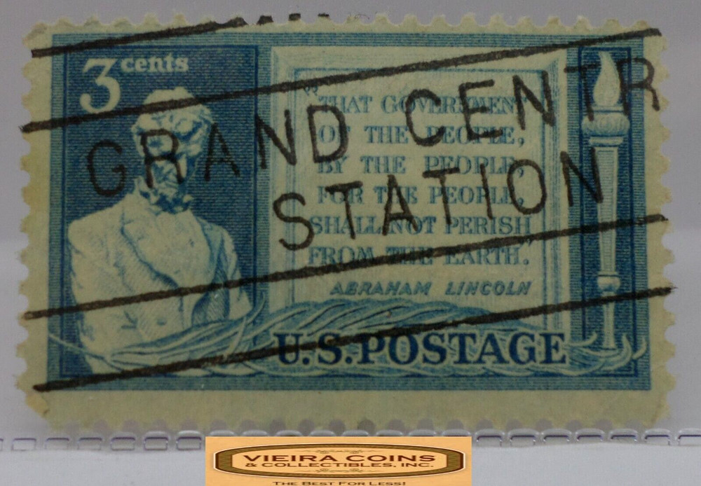 USA Postage Abraham Lincoln 3 Cents Stamp – #S42083NQ