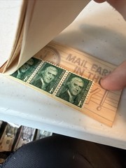 US Postage Stamp book 32x 6 Cent 8x 1 Cent Partial Book C1#2