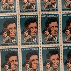 MNH 1984 John McCormack Performing Arts Sheet of 50 20c Stamps Scott #2090
