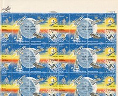 1981 USPS Scott #1912-1919 Space Achievement Full Stamp Sheet 1981 FRESH MNH