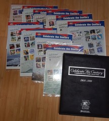 Sealed CELEBRATE THE CENTURY 1900-1990. Complete 10 Sheet Set US Stamps ….
