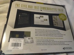 New Sealed The Civil War 1862 Commemorative Folio 12 Stamps 2 First Day of Issue