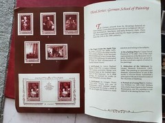 1990 USA & Soviet Stamps Creatures of the Sea Album + USSR Hermitage Stamps 1984