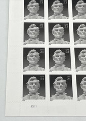 Abraham Lincoln Sheet of Twenty 21 Cent Postage Stamps Scott #4860