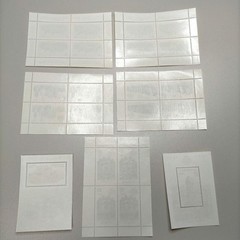 2146 Foreign Stamps Germany Buildings Series Miniature Sheet 7 Types Unused