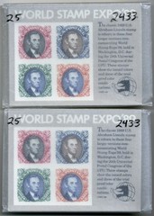 2433, MNH 90¢ – 50 X World Stamp S/S – Face Value $180.00 Stuart Katz