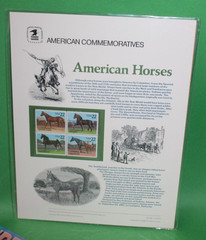 American Commemoratives American Horses USPS Stamps 249 September 25, 1985