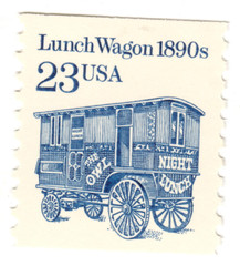 USA – 1991 – Transportation – Lunch Wagon 1890s – 23¢ – #06