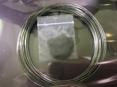 50 inches of Silver Solder 3.7% Ag .015 Dia Low Melt Extreem + Flux Pack